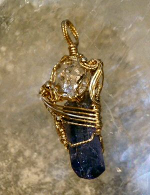 Tanzanite, Herkimer Diamond