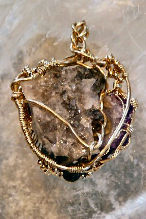 Smokey Quartz, Amethyst Cluster, Faceted Amethyst