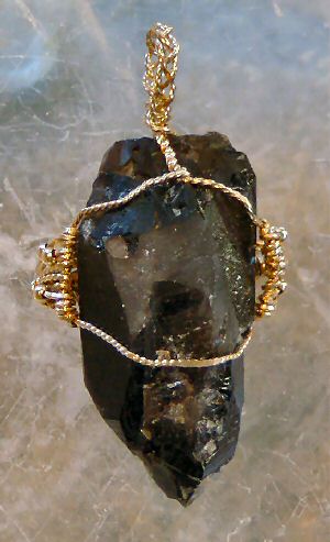 Citrine, Smokey Quartz, Gold